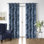 Palomino Denim Cotton Grommet Top Drapery Panel Set of 2