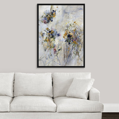 « blended pétales i », peinture sur toile