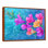 Symphonie lumineuse de fleurs de freesia roses et bleues II - Iris, art mural
