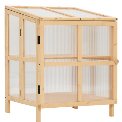 Cadre froid en bois à 2 niveaux - Fabriqué avec des matériaux pour une utilisation à long terme Les tablettes de serre portatives maximisent l'absorption du soleil et la santé des plantes