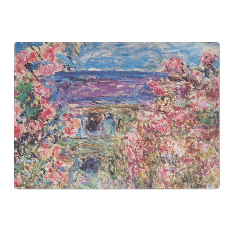 Rose House by Claude Monet Chopping Board, 0.4cm H x 28.5cm W x 39cm L
