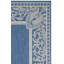 Tapis d'intérieur / extérieur bleu / naturel tissé à plat à la main Arneshia-20793900