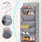 12 Pair Overdoor Shoe Organizer