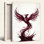 Phoenix Art, reproduction d'art sur toile, ensemble de 1
