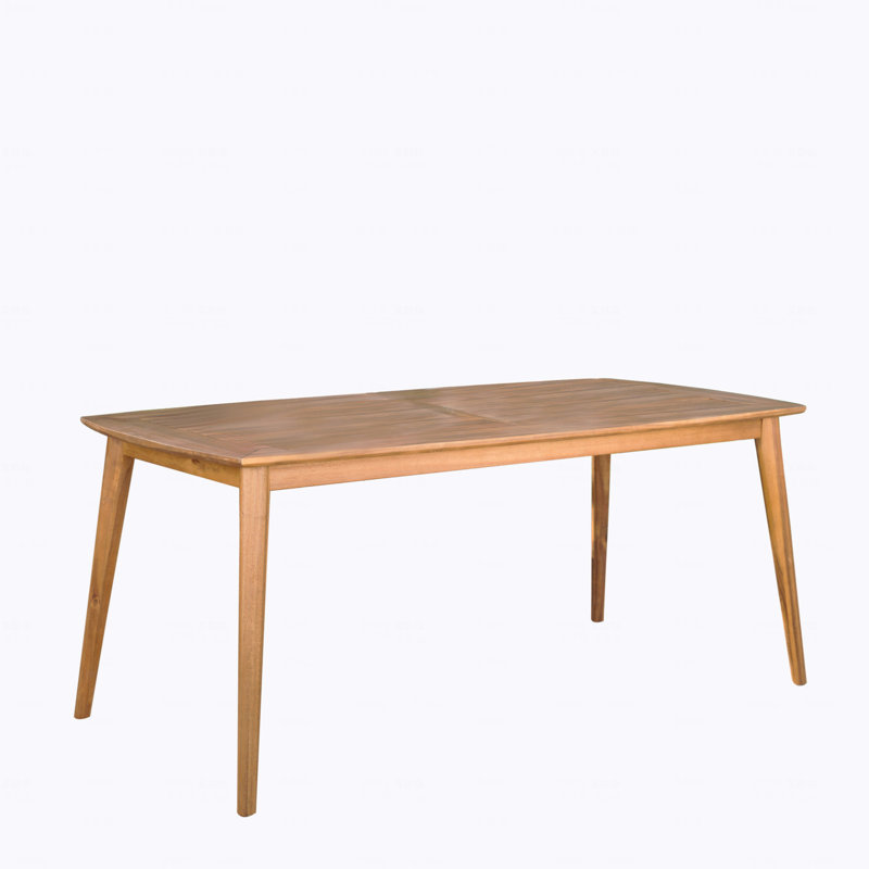 Outdoor Acacia Wood Frame Patio Dining Table