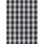 Marlborough Wool Plaid Area Rug in Navy Blue/Ivory-1571579756