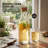 Luigi Bormioli Sublime Carafe with Cork Stopper, 34 Oz - Clear, Set of 2