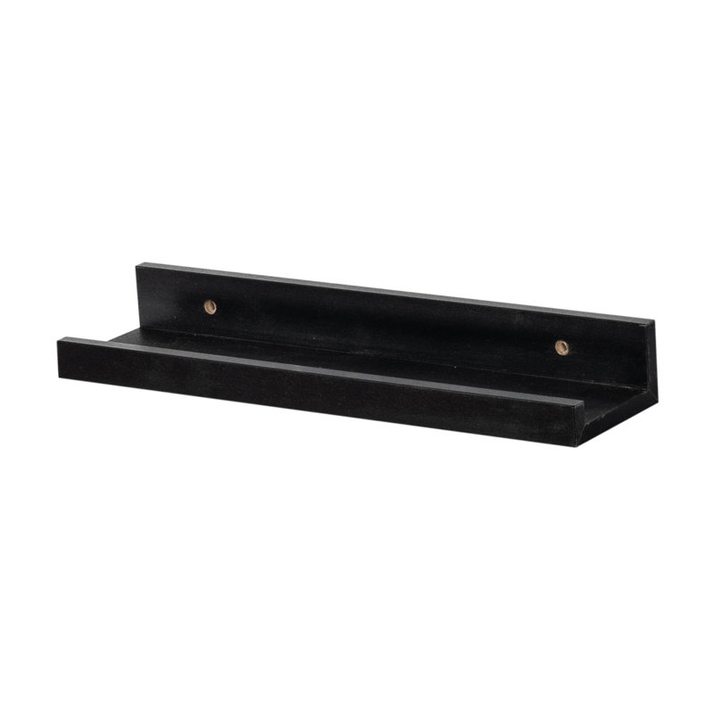 Floating Shelf, 4.5cm H x 32.5cm W x 8.5cm D, Black