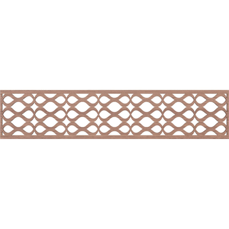 Moulure de panneau Somerset, Noyer, H 10 po x l 46,75 po x P 0,25 po