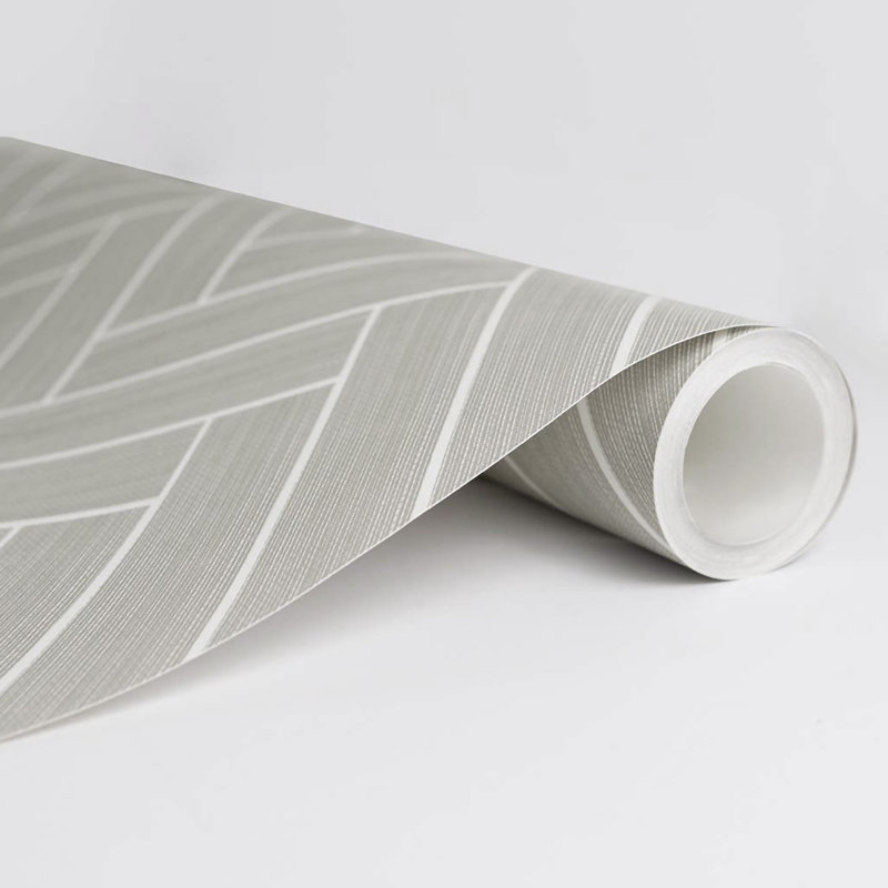 Rouleau de papier peint adhésif L 18 pi x l 20,5 po, Pierre chaude / perle métallique
