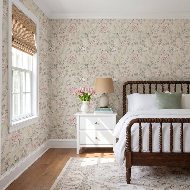 Harton Floral Roll, Pink