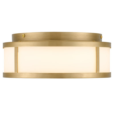 Plafonnier encastré à DEL intégré de 10 pouces avec finition laiton antique, rendement énergétique intelligent et efficace, 1225 lumens 24 W, 3 réglages de température de couleur 3000 K / 4000 K / 5000 K, gradateurs droits à intensité variable, gravé à l'eau-forte