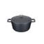 3pc Black Cast Aluminium Casserole Dish Set