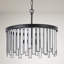 Lustre tambour à 3 lumières à intensité variable de 16 po de diamètre Shoshoni Certifié UL