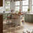 3 Pieces Kitchen Island Set with Storage Cabinet, Drawers, and 2 Stools-378934770