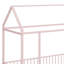 Structure de lit en métal avec clôture-1379173782