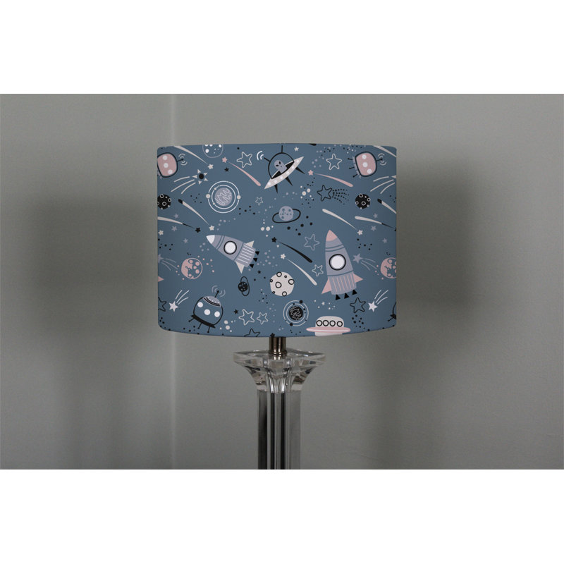 Drum Cotton Lamp Shade ( Screw On ), 25cm H x 40cm W x 40cm D