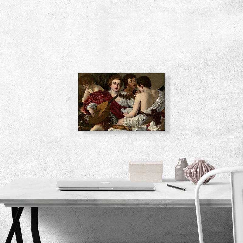 Les Musiciens - 1595 - impression, H 12 po x l 18 po x P 0,75 po