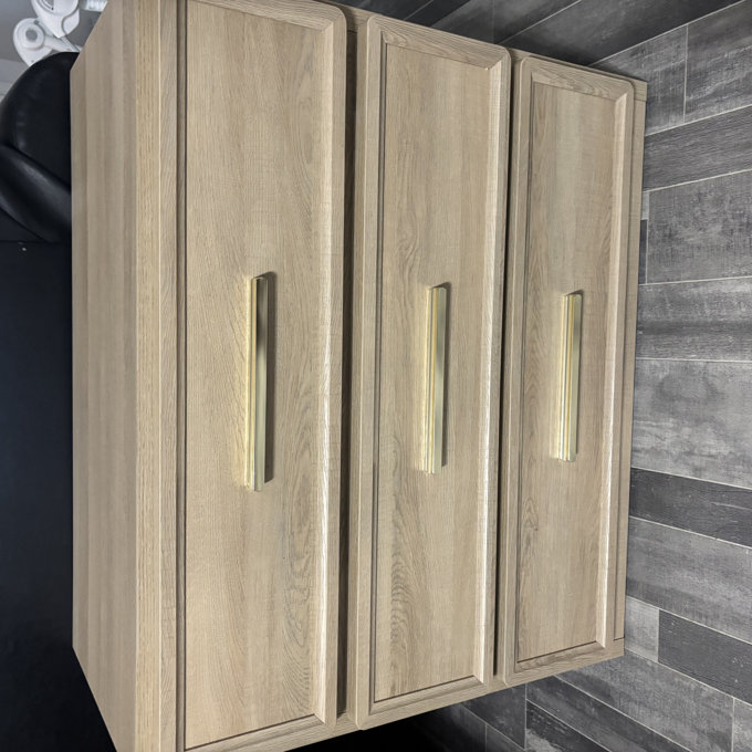 Cesiro Accent 3 - Drawer Nightstand - Brown, Set of 2