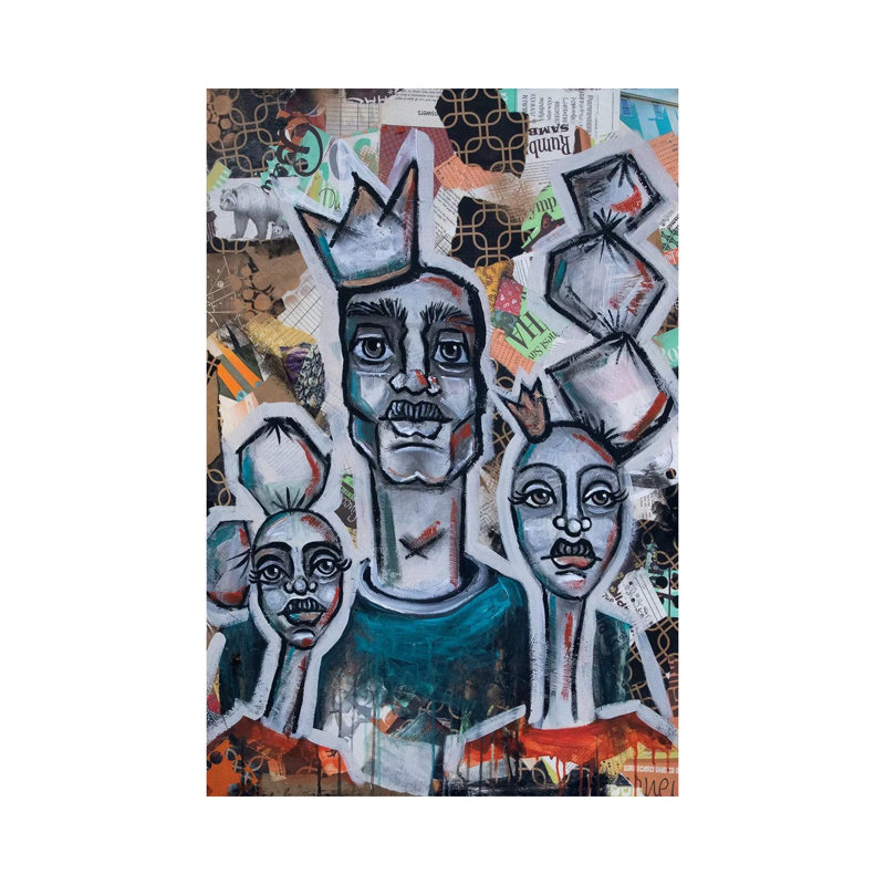 King Of His Castle 1 Piece Wrapped Canvas Wall Art, 20.32 cm H x 30.48 cm W