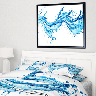 " Blue Water Splashes "