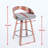 Riggan Faux Leather Upholstered Swivel Bar Stools-671769631