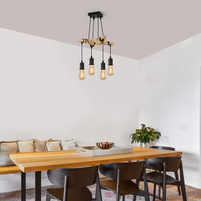  4-light Cord-hung Chandelier