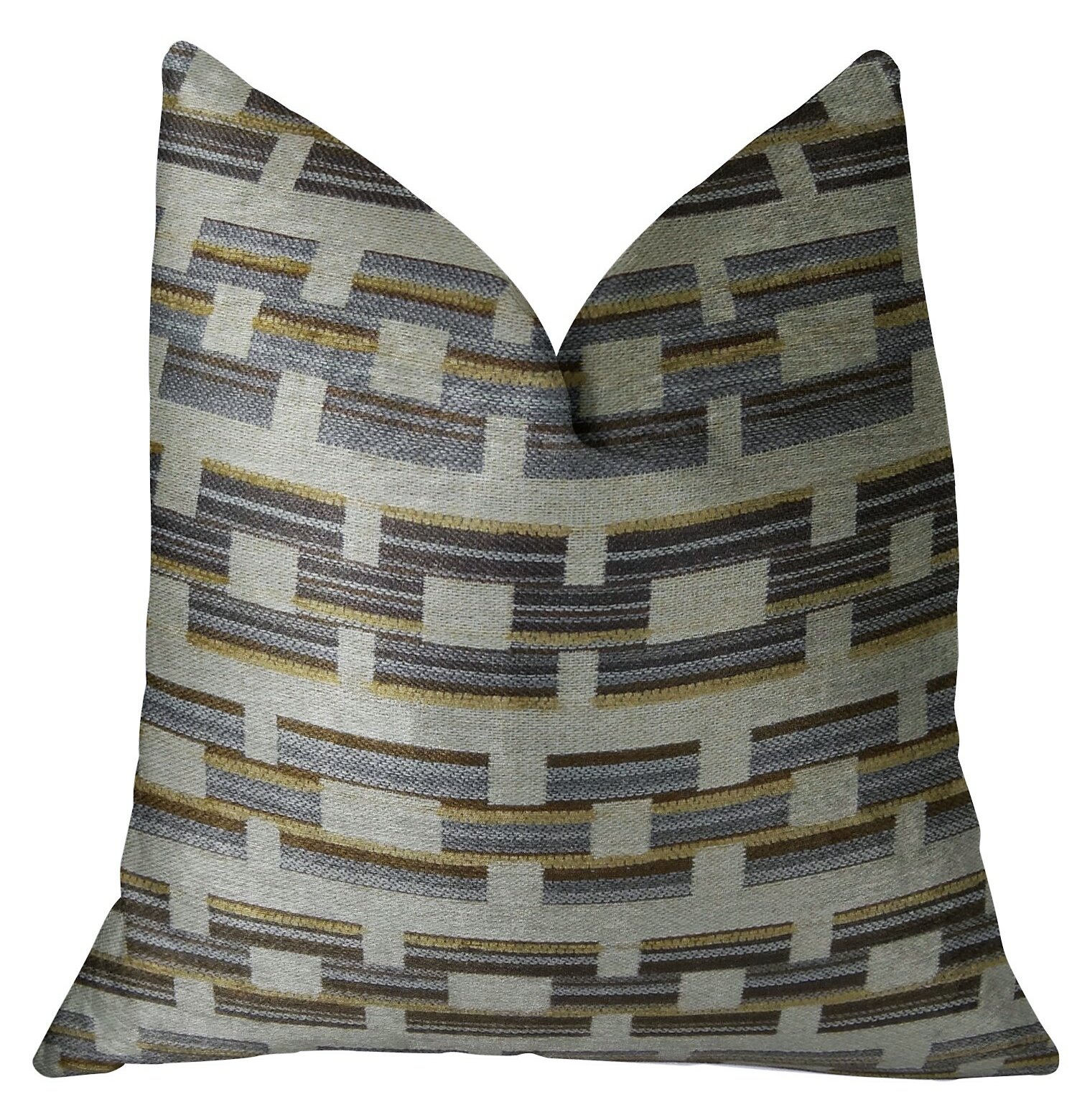 Four Square Geometric Throw Pillow