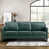 Jannae Dark Green Faux Leather