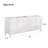 84'' Double Bathroom Vanity Base Only （in White）