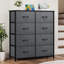 8 Drawer  Chest of Drawers 85.6cm W Bedroom Drawers-2056212589