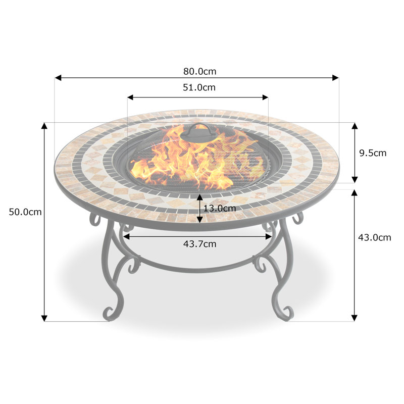 Round Iron Fire Pit