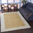 Heller Hand Knotted Sumak Jute Eco-Friendly Solid Area Rugs - Rectangle, Light Brown White Color, Contemporary Modern Design, High Pile, Natural Fiber, Outdoor Indoor Handmade Area Rugs for Living Room, Bed Room-1499825626
