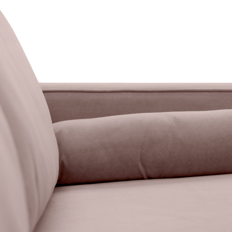 Georgio 3 Seater Velvet Sofa, Dusky Pink