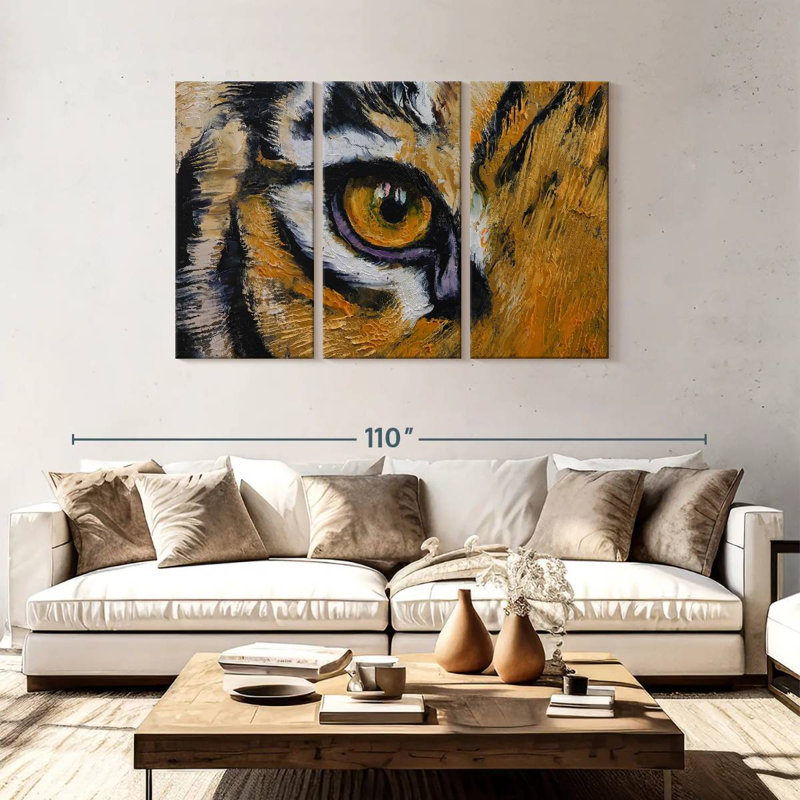Tiger Eye, 48" H x 74" W