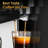 Home Barista Espresso Machine – Black+silver Metal/stainless Steel, Automatic Frother/touchscreen, Ese Pod/instant Heating For Kitchen Cappuccino/latte