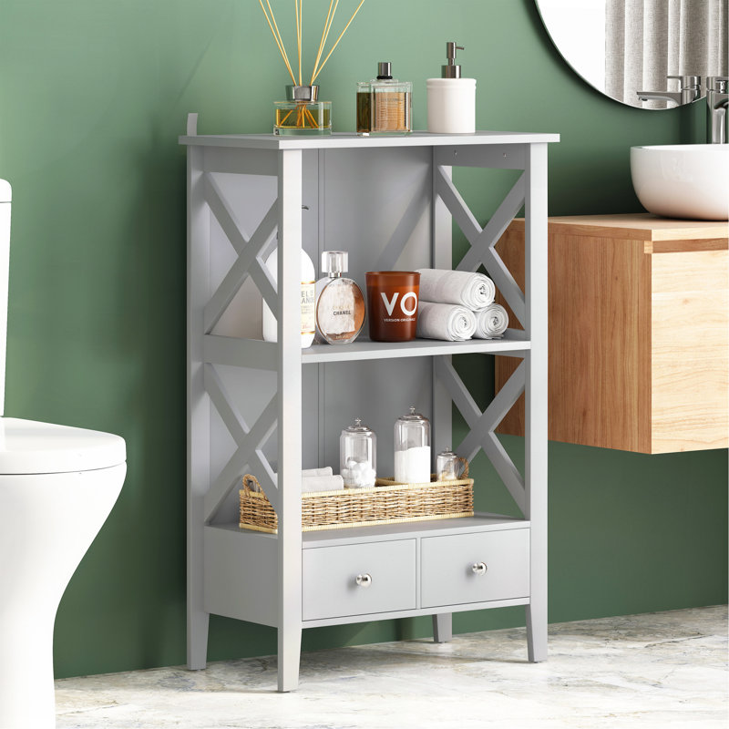 2-Drawer Storage Rack For Organizing Your Space Efficiently