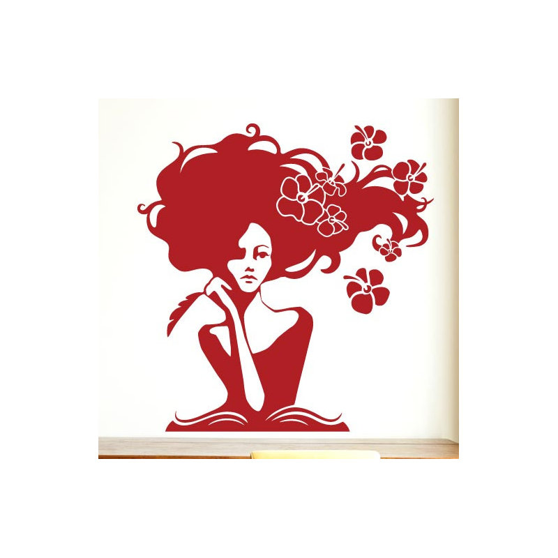 Wall Decal, Dark Red