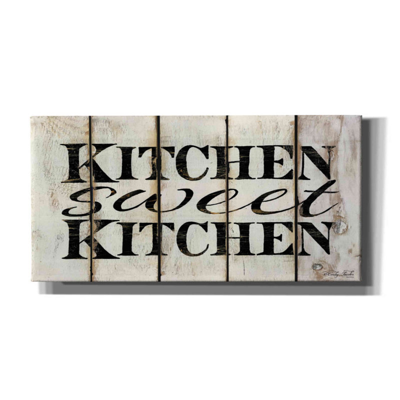 Kitchen Sweet Kitchen Rustic Wood Panel Wall Art