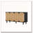 Accent Natural Sideboard Buffet Cabinet Storage