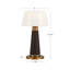 Clemence 11-in Red dimmable LED Table Lamp-110901815