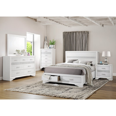 House of Hampton® Jenry 4 Piece Bedroom Set | Wayfair