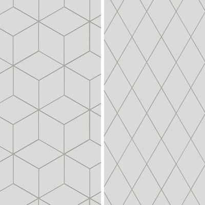 Rhombus Smooth 6" x 10" Porcelain Tile