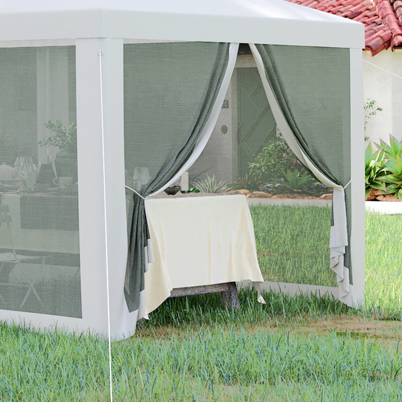 Steel Canopy, White