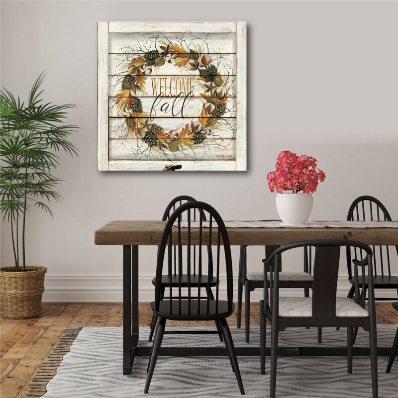 "Wellcome", reproduction d’art textuel sur toile tendue, H 16 po x l 16 po x 1,5 po