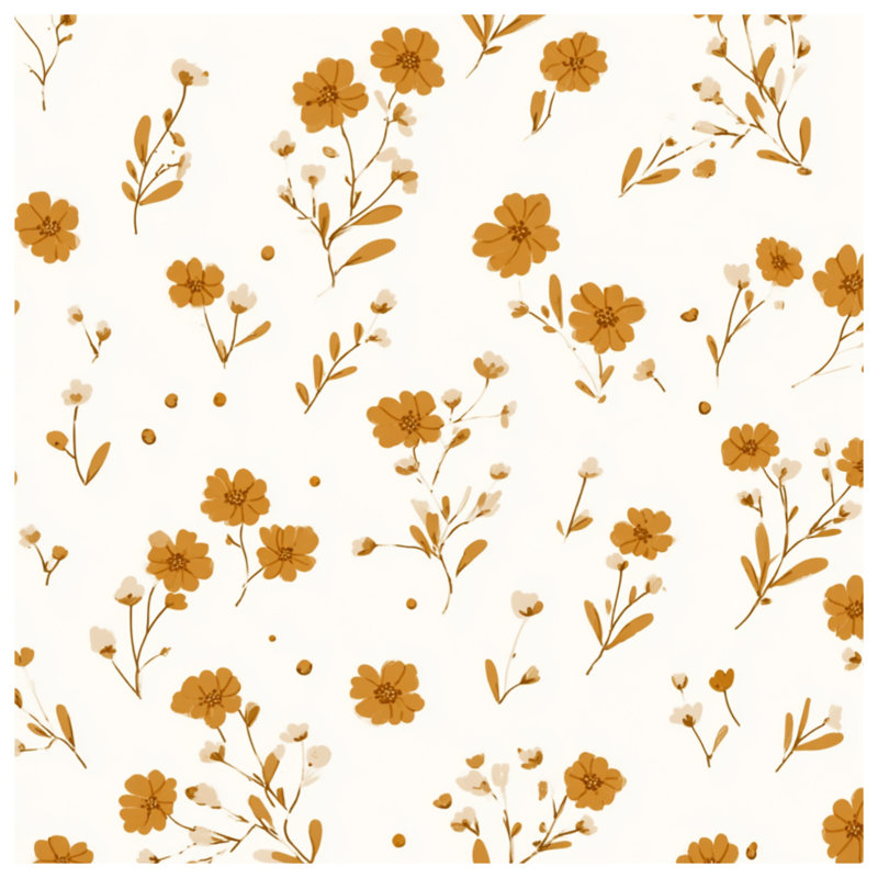 Floral Window Curtains, Pattern Sheer & Blockout Curtains - 1 Panel, Blockout, 50" x 80" - 1 Panel