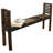 Backless Small Reclaimed Wood Bench