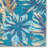 Akhilleus Machine Washable Polyester Blue/Beige Rug-523547002