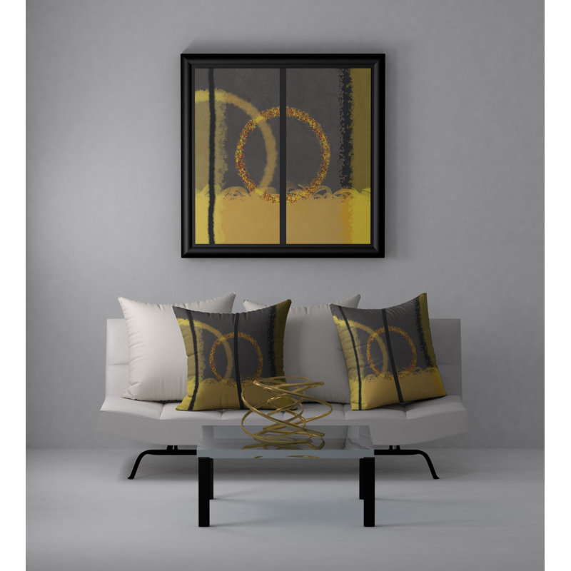 Housse de coussin décoratif carrée de satisfaction saine et insert scouley, H 18 po x l 18 po