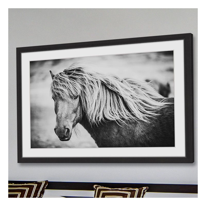 " Beautiful Mane " by Marmont Hill, 30" H x 45" W x 1.5" D